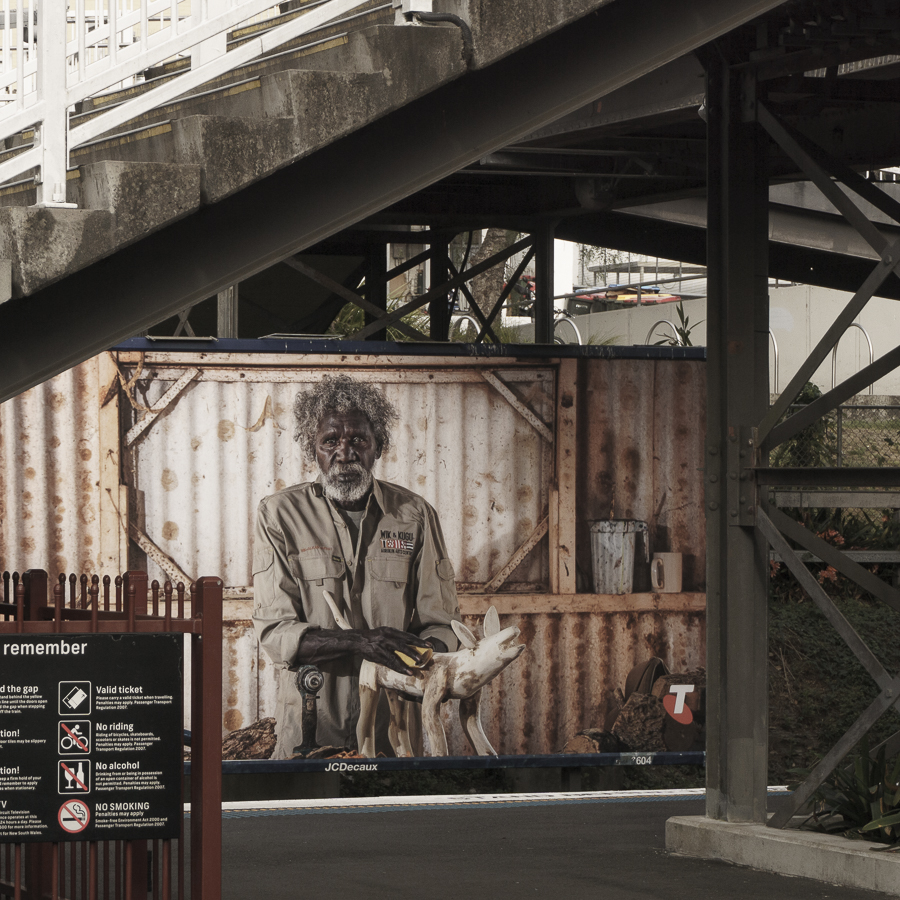 Aboriginal Train Mural